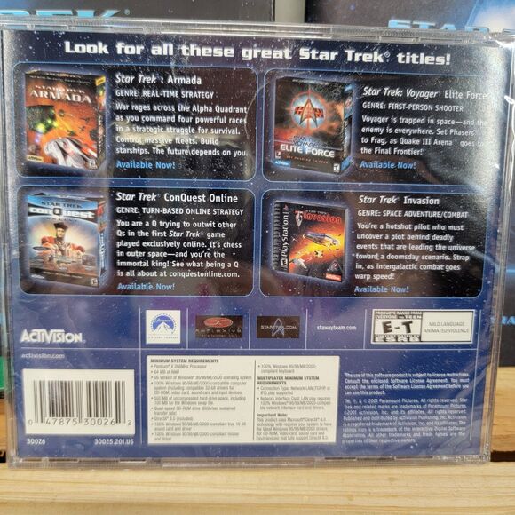 VINTAGE Star Trek Away Team 2001 PC Game w/ Box SEALED - Picture 3 of 8